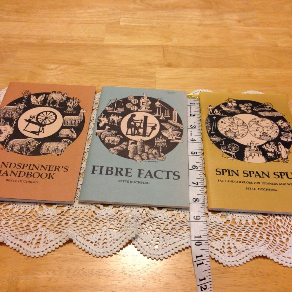 Vintage Crafts Books Bundle, Spinning